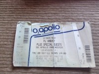Ticket stub 8th September 2011